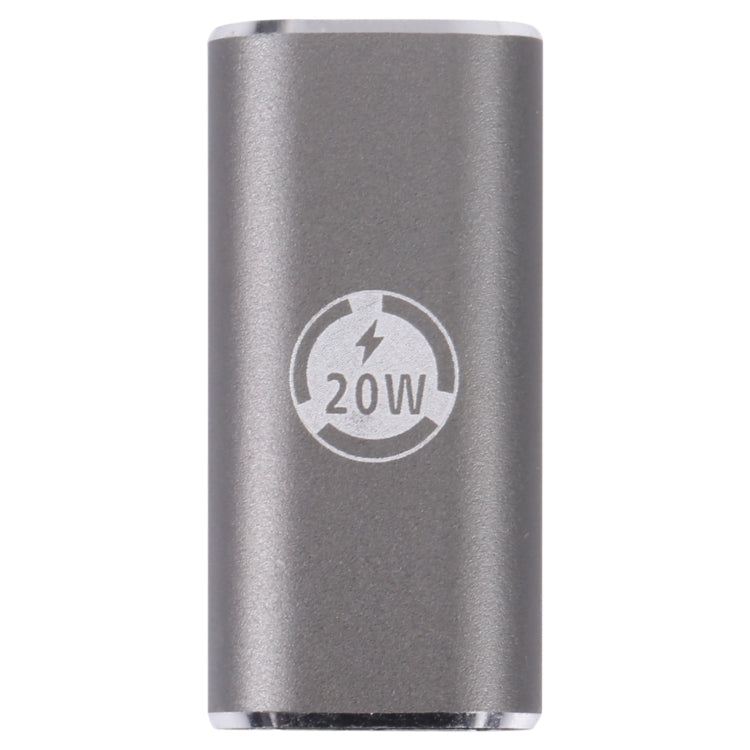 20W 8핀 수컷 to USB-C / Type-C 암컷 엘보우 충전 어댑터, 엘보우