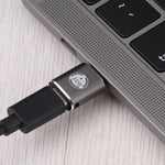20W 8핀 수컷 to USB-C / Type-C 암컷 직선 충전 어댑터, 직선