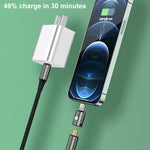 20W 8핀 수컷 to USB-C / Type-C 암컷 직선 충전 어댑터, 직선