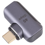 40Gbps USB-C / Type-C 수컷 to 암컷 엘보우 어댑터, Type-C 4.0 M to F 엘보우