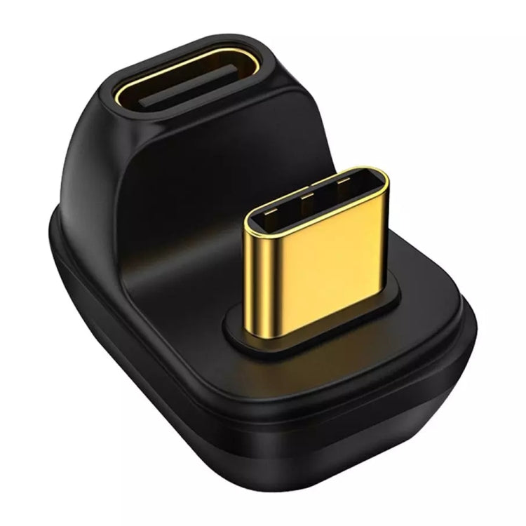 40Gbps USB-C / Type-C 4.0 수컷 to 암컷 어댑터, Type-C 4.0 M to F 듀얼 엘보우