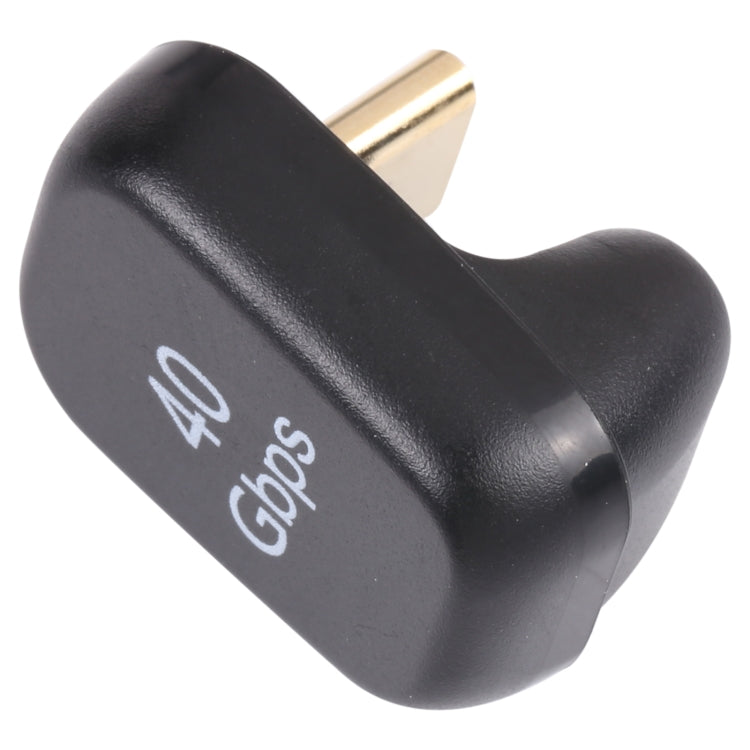 40Gbps USB-C / Type-C 4.0 수컷 to 암컷 어댑터, Type-C 4.0 M to F 듀얼 엘보우