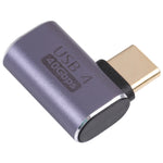 40Gbps USB-C / Type-C 수컷 to 암컷 엘보우 어댑터, Type-C 4.0 M to F 엘보우 1