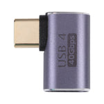 40Gbps USB-C / Type-C 수컷 to 암컷 엘보우 어댑터, Type-C 4.0 M to F 엘보우 1
