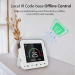 NEO NAS-RT01W WiFi 스마트 컬러 스크린 적외선 에어컨 컨트롤러 온도 조절기