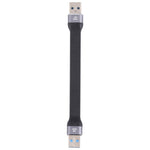 10Gbps USB Male to USB Male Soft Flat Sync Data Fast Charging Cable, USB Male to USB Male