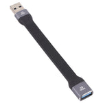 10Gbps USB 수컷-암컷 소프트 플랫 동기화 데이터 고속 충전 케이블, USB 수컷-암컷