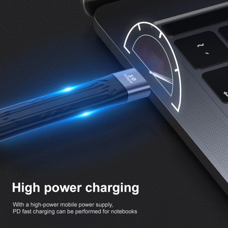10Gbps USB 수컷-암컷 소프트 플랫 동기화 데이터 고속 충전 케이블, USB 수컷-암컷