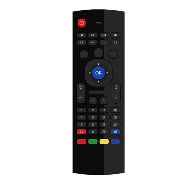 MX3 음성 버전 2.4GHz 플라이 에어 마우스 무선 키보드 리모컨 자이로스코프 포함