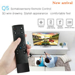 Q5 음성 외국어 버전 USB 2.4G 무선 음성 플라잉 마우스 리모컨, 셋톱박스/컴퓨터 지원, 음성