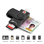 Rocketek SCR10 USB2.0 스마트 카드 / SD / TF / M2 / MS / SIM 카드 리더기, SCR10