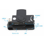 Rocketek SCR10 USB2.0 스마트 카드 / SD / TF / M2 / MS / SIM 카드 리더기, SCR10