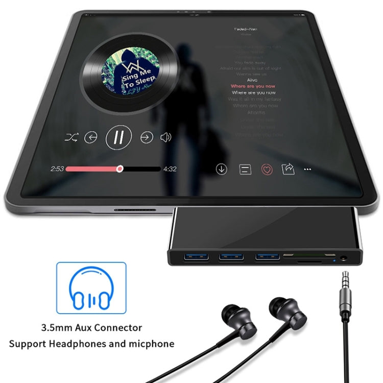 Rocketek SGO772 Type-C에서 USB3.0 / HDMI 허브 어댑터 Surface Pro GO용, SGO772