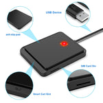 Rocketek CR317 USB 2.0 SIM / ID / CAC 스마트 카드 2 in 1 카드 리더기