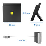 Rocketek CR319 USB 2.0 스마트 카드 / SIM 2 in 1 카드 리더기