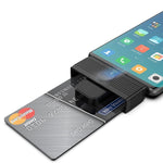 Rocketek CR318-C Type-C 스마트 카드 / SIM / ID / CAC 카드 리더기, Type-C