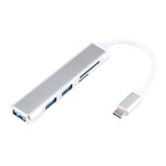 5 in 1 USB-C / Type-C 3.1에서 SD / TF 카드 슬롯 + 3 USB 3.0 포트 다기능 도킹 스테이션 허브, USB-C / Type-C 3.1