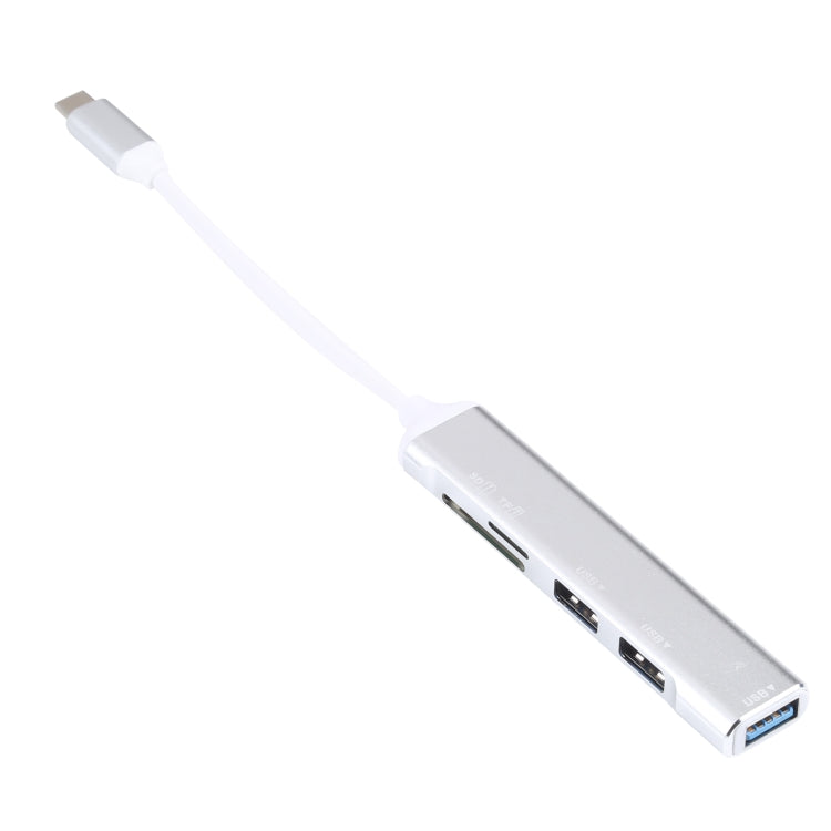 5 in 1 USB-C / Type-C 3.1에서 SD / TF 카드 슬롯 + 3 USB 3.0 포트 다기능 도킹 스테이션 허브, USB-C / Type-C 3.1