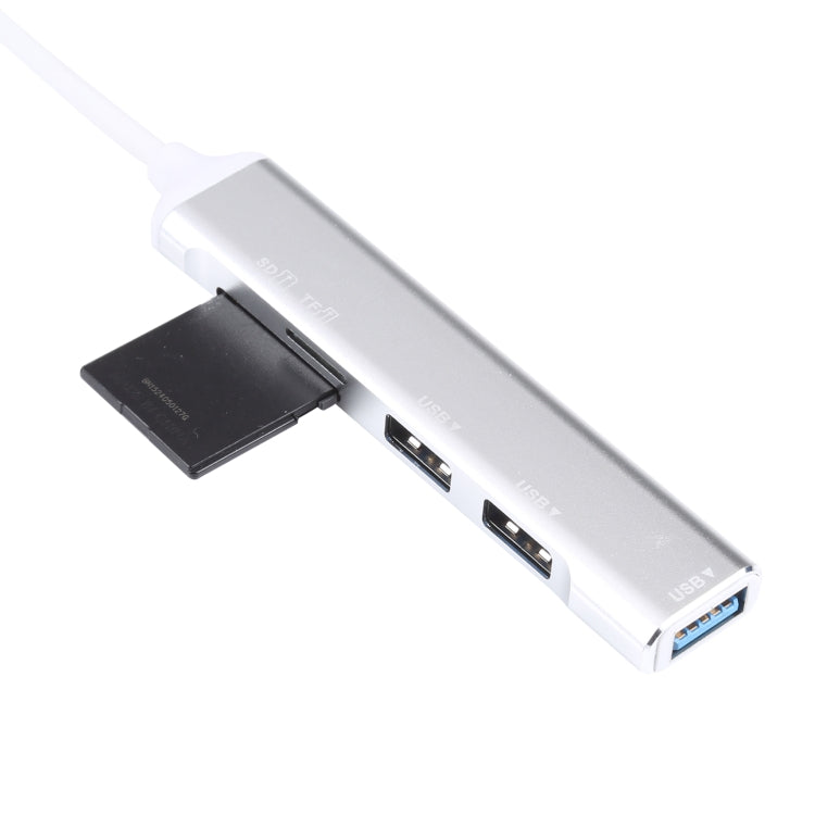 5 in 1 USB-C / Type-C 3.1에서 SD / TF 카드 슬롯 + 3 USB 3.0 포트 다기능 도킹 스테이션 허브, USB-C / Type-C 3.1