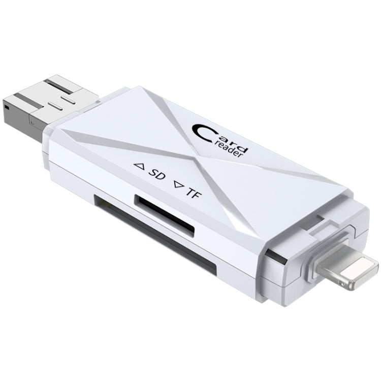 ADS-208 8핀+USB+마이크로 USB 다기능 카드 리더기