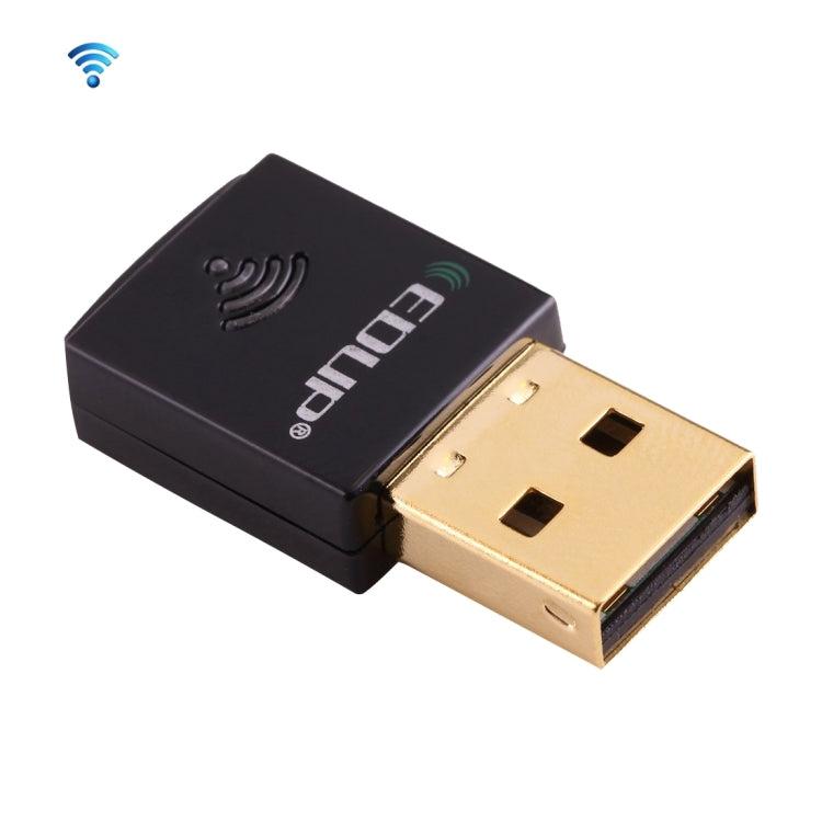 EDUP EP-AC1619 미니 무선 USB 600Mbps 2.4G / 5.8GHz 150M+433M 듀얼 밴드 WiFi 네트워크 카드 노트북 / 랩탑 / PC용, EP-AC1619 600Mbps (화이트), EP-AC1619 600Mbps (블랙)