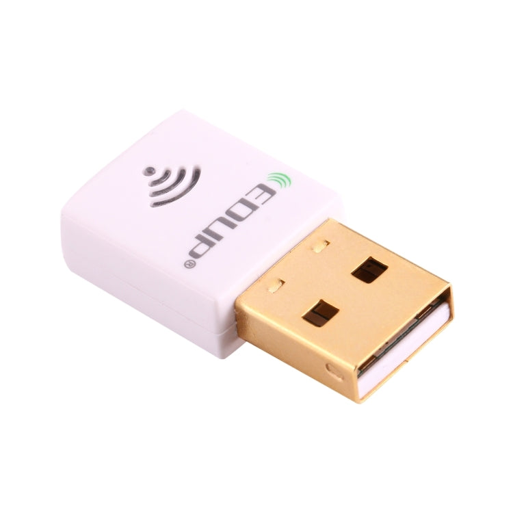 EDUP EP-AC1619 미니 무선 USB 600Mbps 2.4G / 5.8GHz 150M+433M 듀얼 밴드 WiFi 네트워크 카드 노트북 / 랩탑 / PC용, EP-AC1619 600Mbps (화이트), EP-AC1619 600Mbps (블랙)
