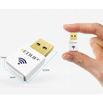 EDUP EP-AC1619 미니 무선 USB 600Mbps 2.4G / 5.8GHz 150M+433M 듀얼 밴드 WiFi 네트워크 카드 노트북 / 랩탑 / PC용, EP-AC1619 600Mbps (화이트), EP-AC1619 600Mbps (블랙)