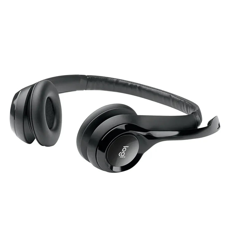 Logitech H390 USB 유선 헤드셋 스테레오 헤드폰 노이즈 캔슬링 마이크 포함