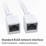 2 in 1 RJ45 POE 인젝터 및 스플리터 케이블 세트 2.1x 5.5mm 암 & 수 DC 잭 포함, 2.1x 5.5mm 암