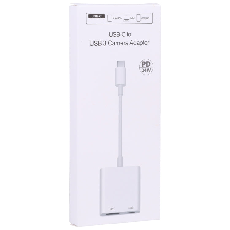 S-211 2 in 1 USB-C / Type-C 수컷 to Type-C + USB 암컷 카메라 어댑터, S-211