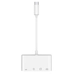 NK108LTC 4 in 1 USB-C 수컷 to SD + TF + USB + Type-C 암컷 카드 리더기, NK108LTC