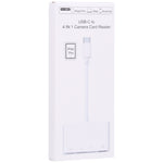 NK108LTC 4 in 1 USB-C 수컷 to SD + TF + USB + Type-C 암컷 카드 리더기, NK108LTC