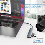 7-in-1 USB-C / Type-C to USB 도킹 스테이션 허브 어댑터, 7-in-1