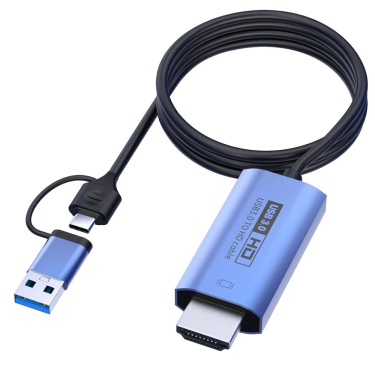 V05E USB 3.0 + USB-C / 타입-C to HDMI 어댑터 케이블, V05E