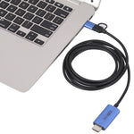 V05E USB 3.0 + USB-C / 타입-C to HDMI 어댑터 케이블, V05E