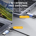 V05E USB 3.0 + USB-C / 타입-C to HDMI 어댑터 케이블, V05E