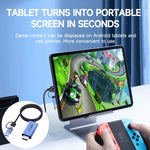 V05E USB 3.0 + USB-C / 타입-C to HDMI 어댑터 케이블, V05E