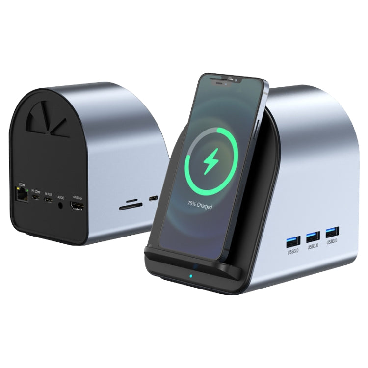 BYL-2211 10-in-1 USB-C / 타입-C 허브 어댑터, 휴대폰 충전 지원, BYL-2211