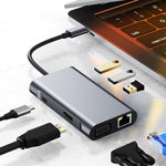 BYL-2111U3 7-in-1 USB-C / 타입-C to USB 도킹 스테이션 허브 어댑터, BYL-2111U3