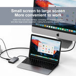 BYL-2111 7-in-1 USB-C / 타입-C to USB 도킹 스테이션 허브 어댑터, BYL-2111