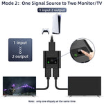 2 입력 1 출력 4K HD 비디오 양방향 HDMI 스위처, SL