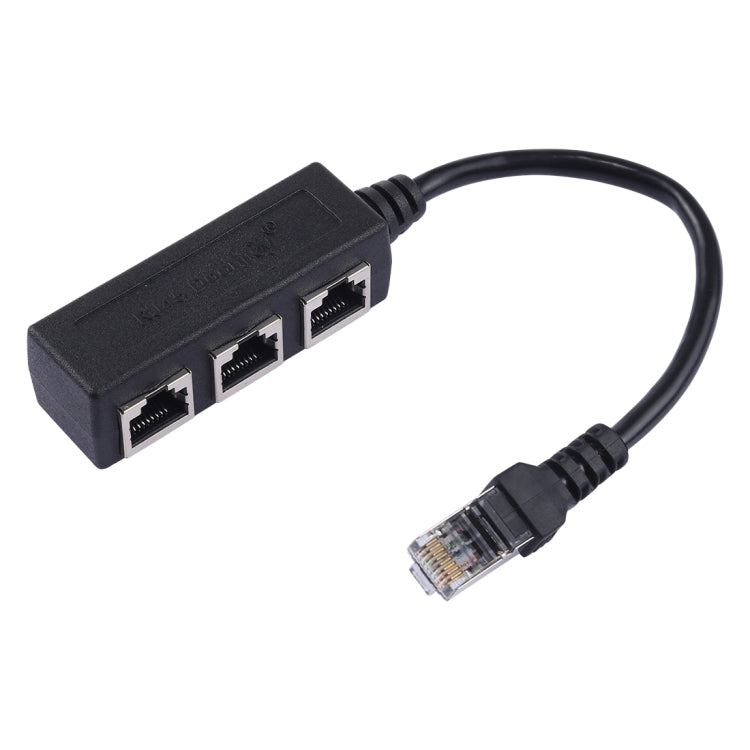 1 to 3 소켓 LAN 이더넷 네트워크 RJ45 플러그 스플리터 익스텐더, 3포트 RJ45