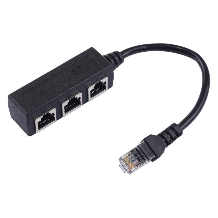 1 to 3 소켓 LAN 이더넷 네트워크 RJ45 플러그 스플리터 익스텐더, 3포트 RJ45
