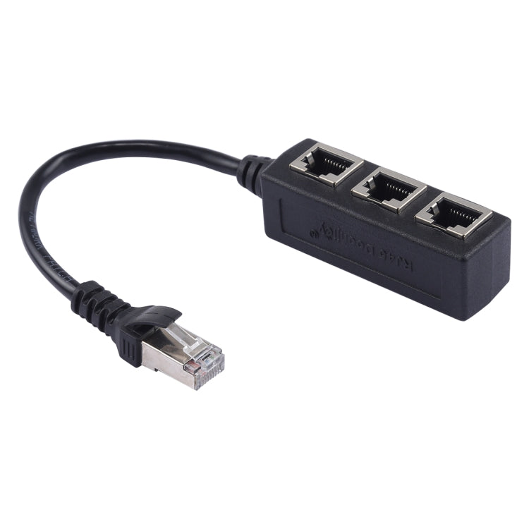 1 to 3 소켓 LAN 이더넷 네트워크 RJ45 플러그 스플리터 익스텐더, 3포트 RJ45