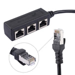 1 to 3 소켓 LAN 이더넷 네트워크 RJ45 플러그 스플리터 익스텐더, 3포트 RJ45