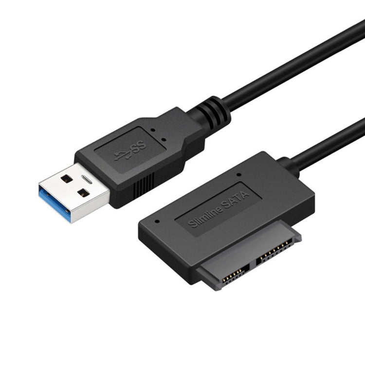 전문 USB 3.0 to 7+6핀 슬림라인 SATA 케이블 어댑터 인디케이터, USB 3.0