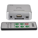 EZCAP241 오디오 캡처 레코더 어댑터 카드, 3.5mm RCA R/L 아날로그 오디오 to MP3 음악 디지털 변환기