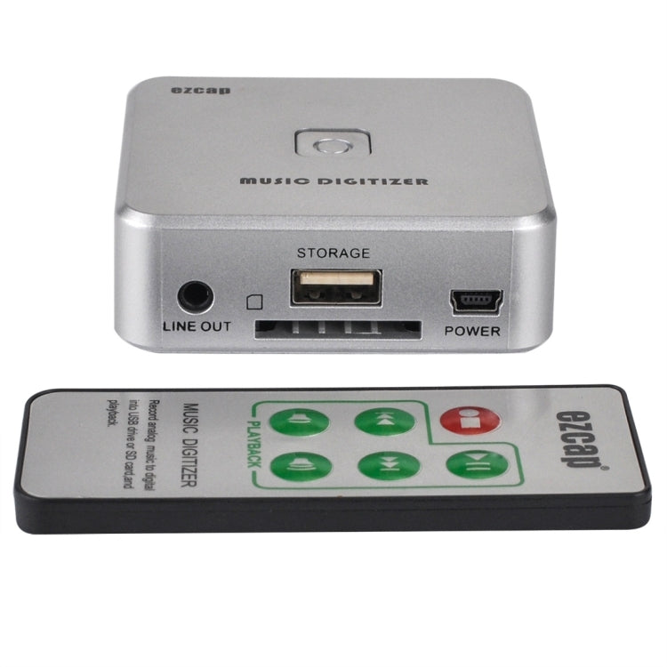 EZCAP241 오디오 캡처 레코더 어댑터 카드, 3.5mm RCA R/L 아날로그 오디오 to MP3 음악 디지털 변환기