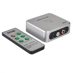 EZCAP241 오디오 캡처 레코더 어댑터 카드, 3.5mm RCA R/L 아날로그 오디오 to MP3 음악 디지털 변환기