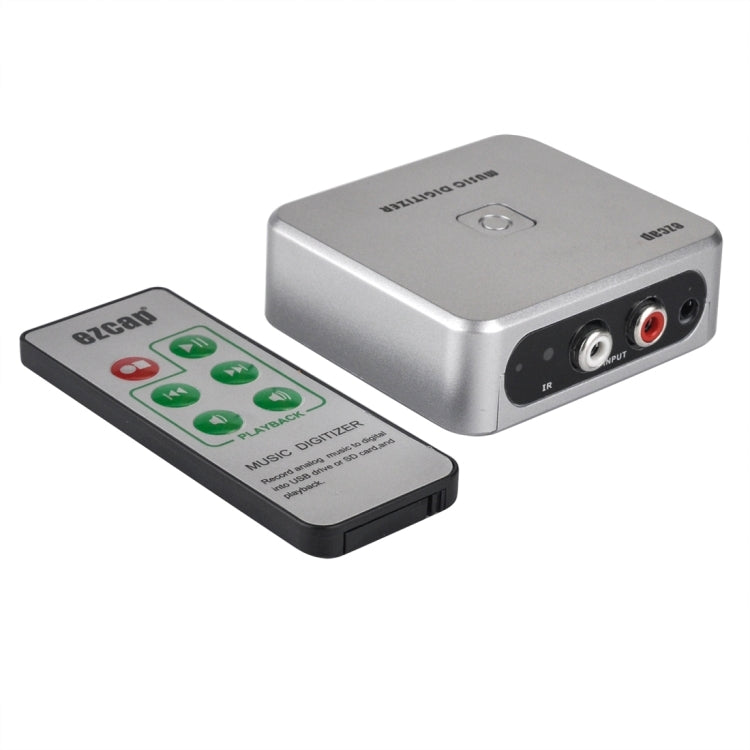 EZCAP241 오디오 캡처 레코더 어댑터 카드, 3.5mm RCA R/L 아날로그 오디오 to MP3 음악 디지털 변환기